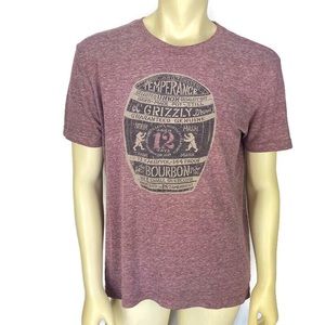 Lucky Brand Men’s T-Shirt Maroon Size Large